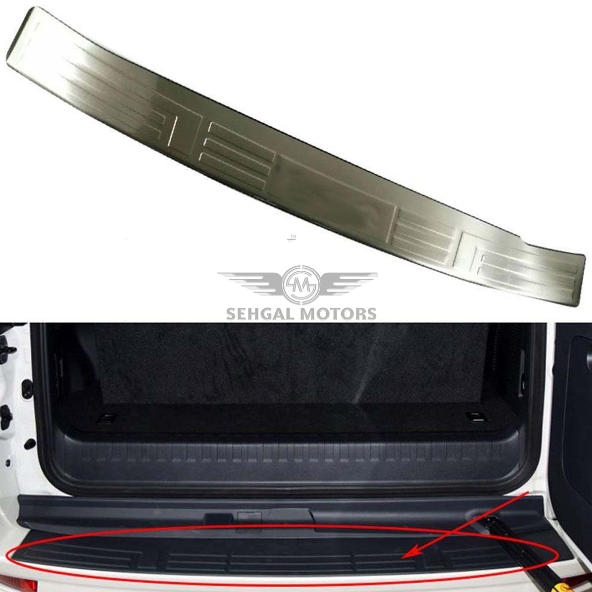Prado Fj150 back Bumper Protector Chrome Taiwan