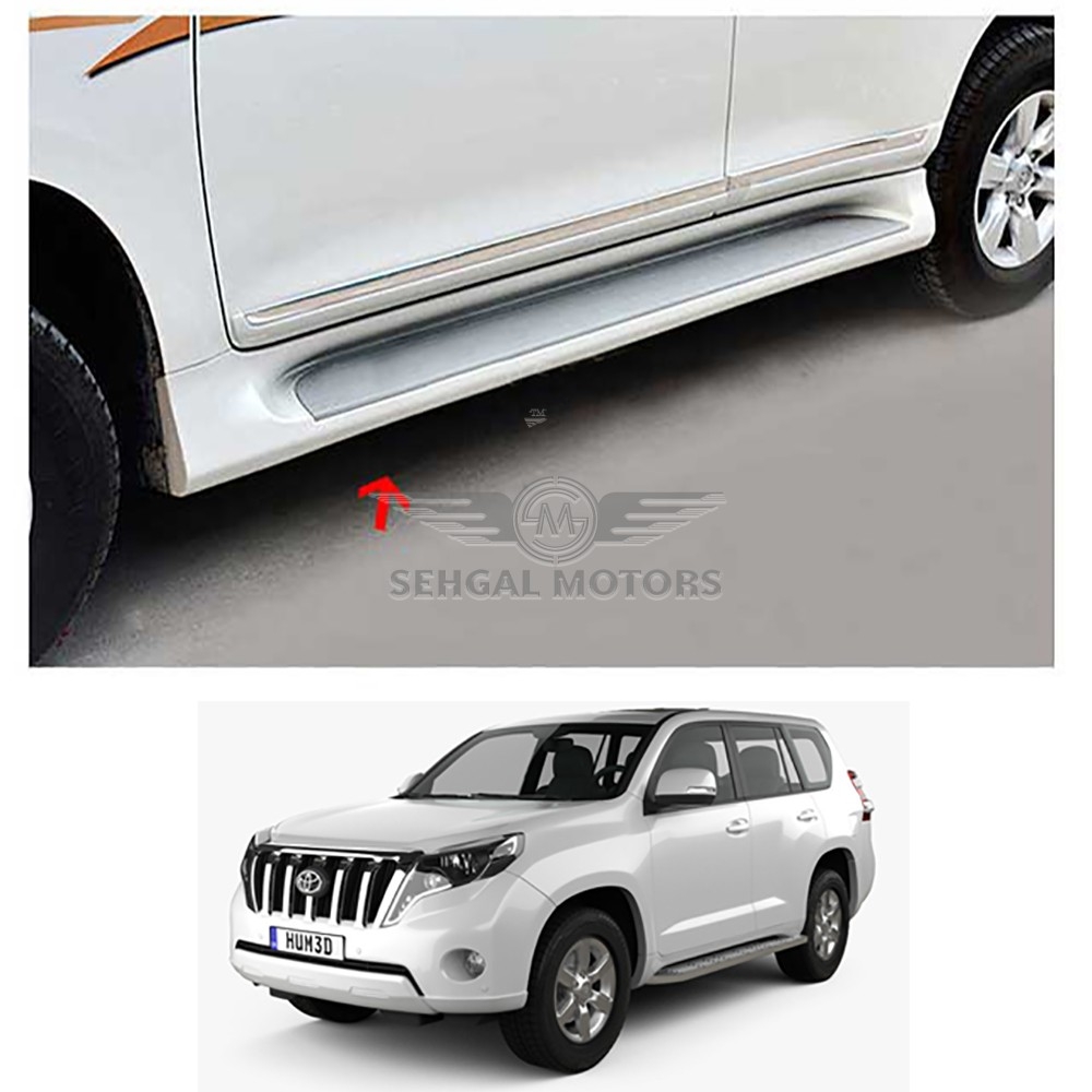 Toyota Prado Fj150 Side Steps Pearl White Model 2009-2018