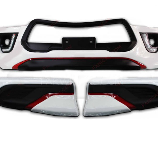Toyota Hilux Revo Body Kit Front TRD Style - Model 2016-2021 White