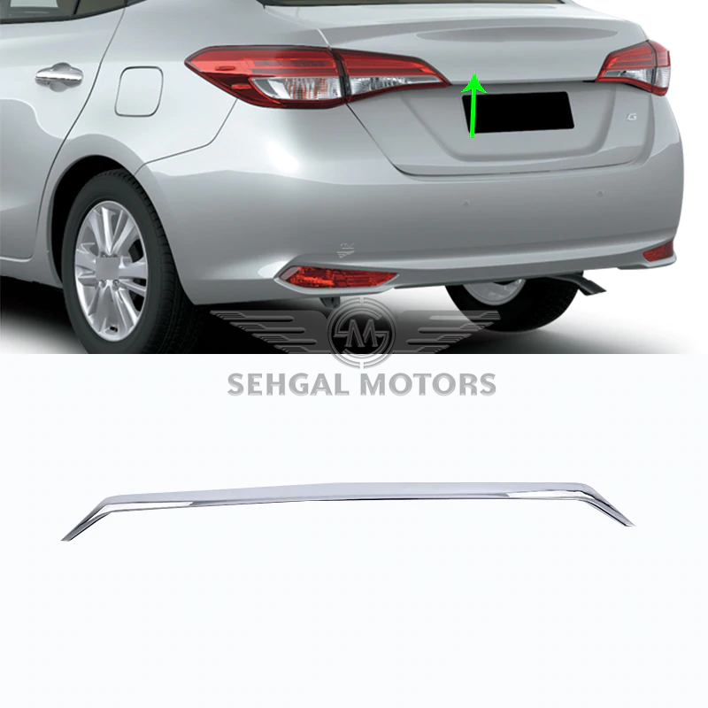 Toyota Yaris Back Garnish in Chrome Model 2020-2021