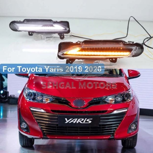 Toyota Yaris DRL Cover Nike Style Sequential - Model 2020-2021