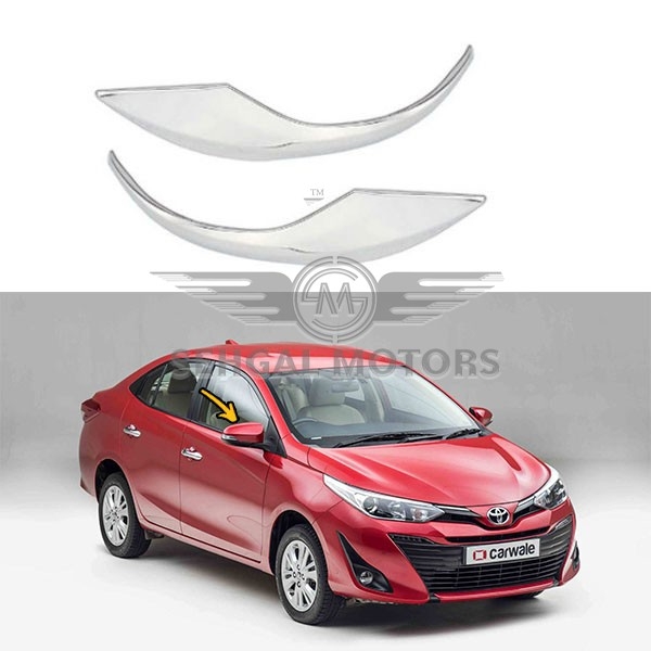 Toyota Yaris Side Mirror Chrome Trim Chrome Model 2019-2021
