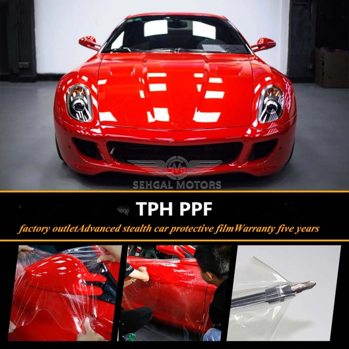 Xptt Paint Protection Film (PPF) - TPH K High Gloss Per Running feet (1x5')