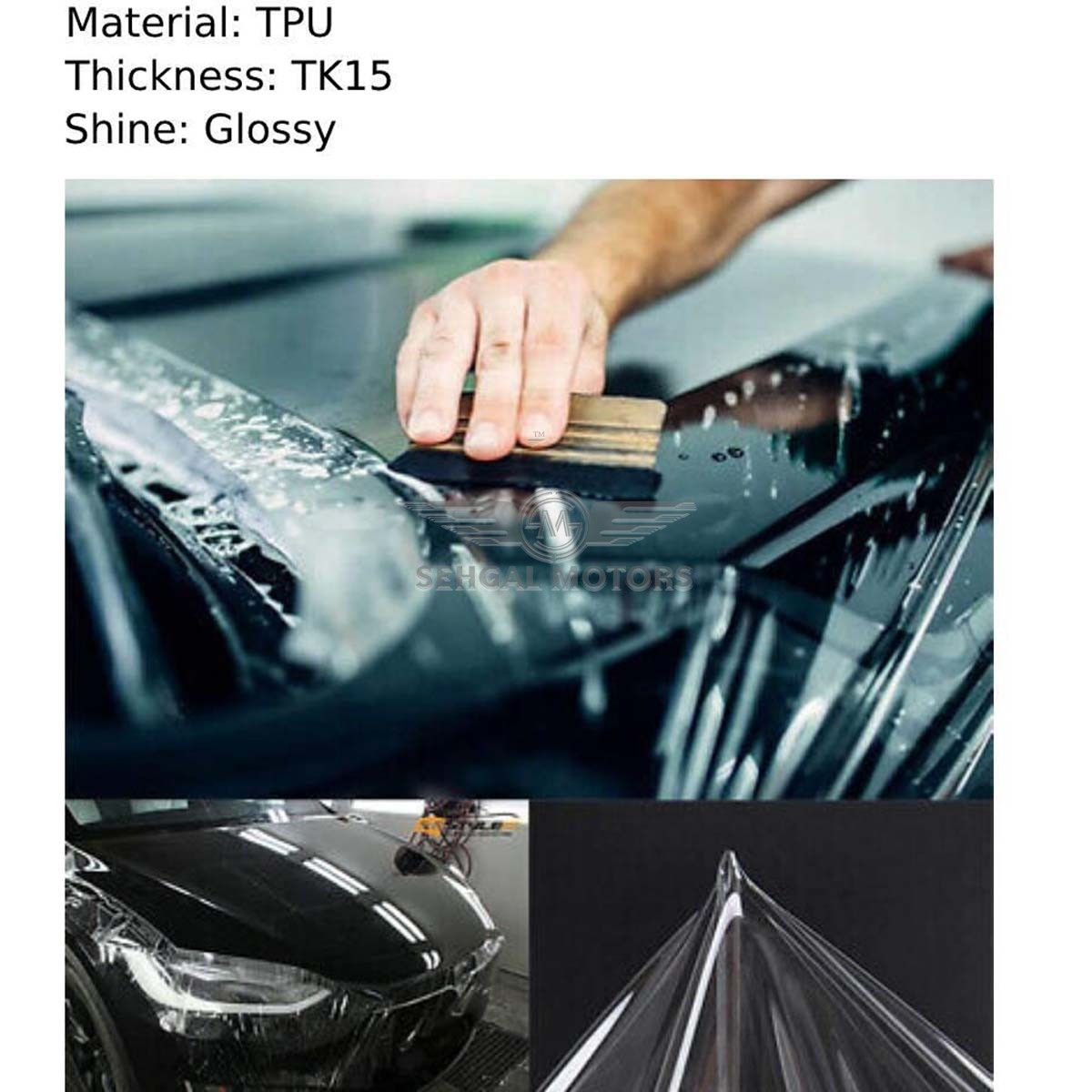 Body Wrapping Paint Protection Film (PPF)- TPU - TK-15 Per running feet (1x5')