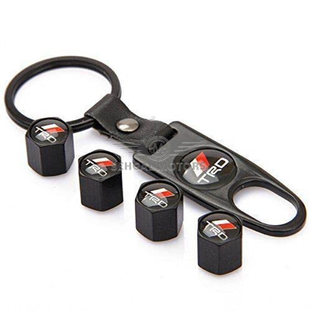 TRD Air Nozzle Cap With Keychain - Black