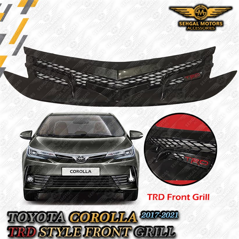 Toyota Corolla Front TRD Glossy Grill - Model 2017-2021