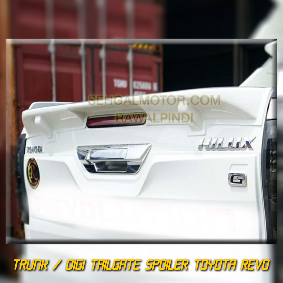 Toyota Hilux Revo Tail Gate Plating Garnish - Model 2016-2021