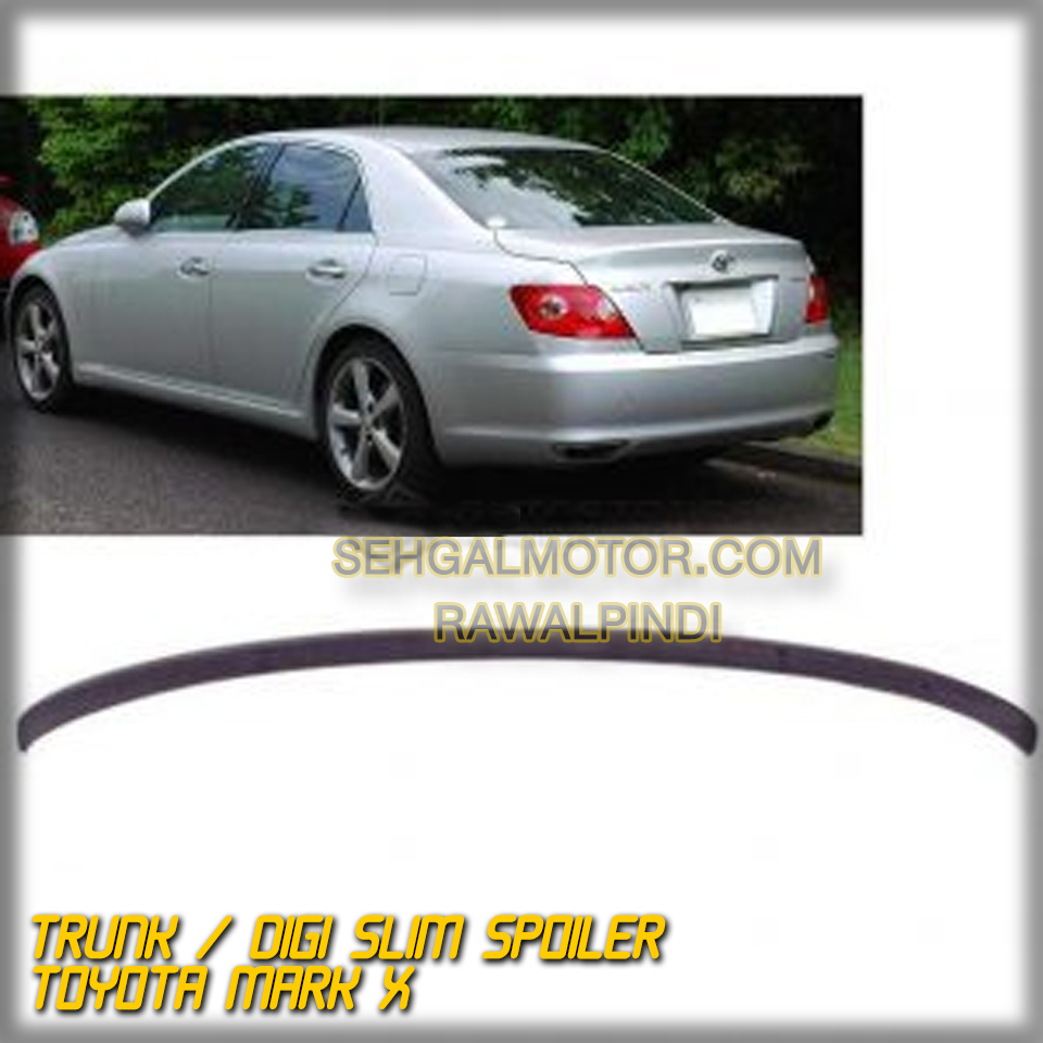 Toyota Mark X Trunk Lip Spoiler Model 2008-2016