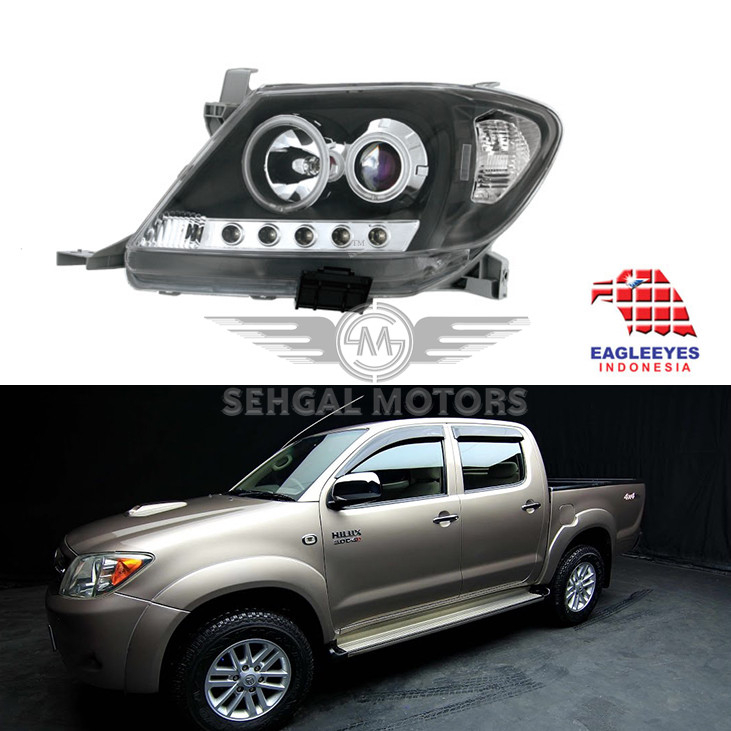 Toyota Hilux Vigo Head Light Projection Eagle Eye Model 2005-12 Taiwan