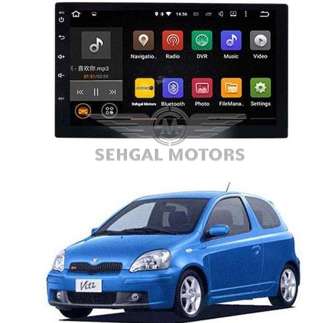 Toyota Vitz Android Panel O.tech 1+16GB Model 1998-2003