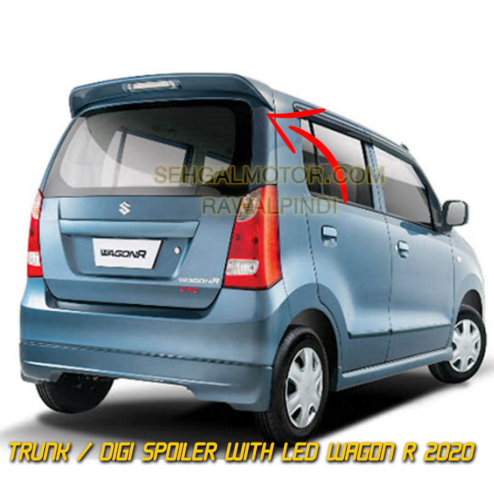 Suzuki Wagon R Trunk Spoiler With Led (UnPainted) Model 2014-2021