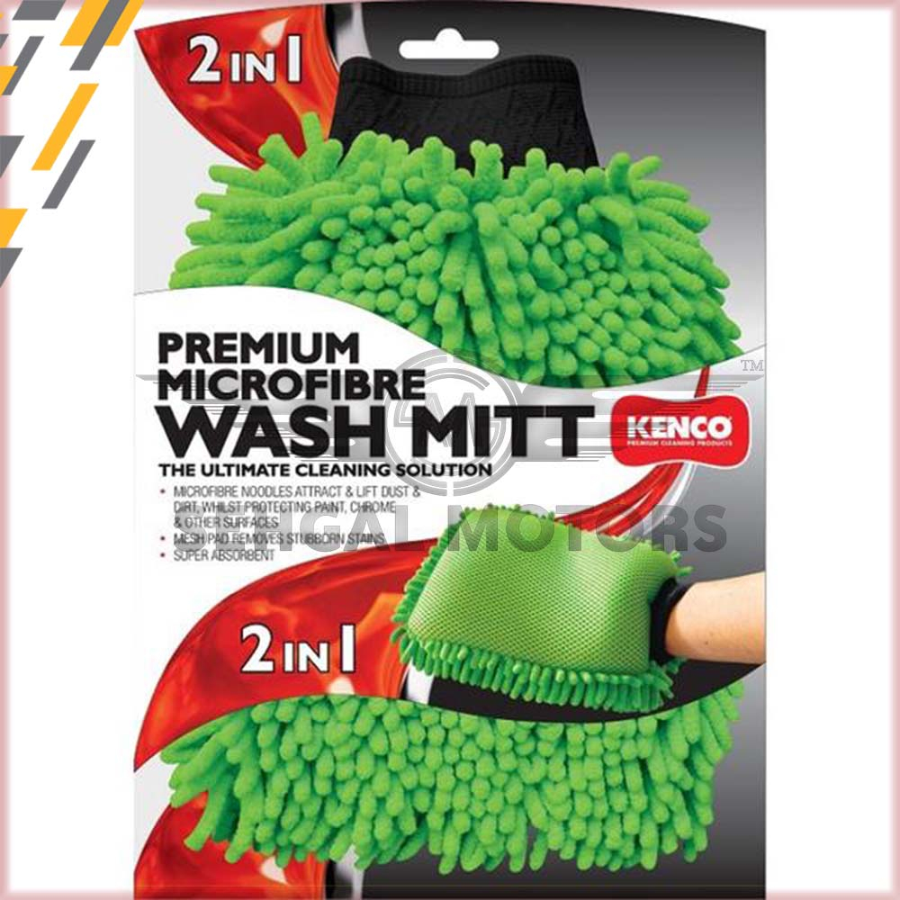 Kenco Premium Wash Mitt Glove 2 in 1
