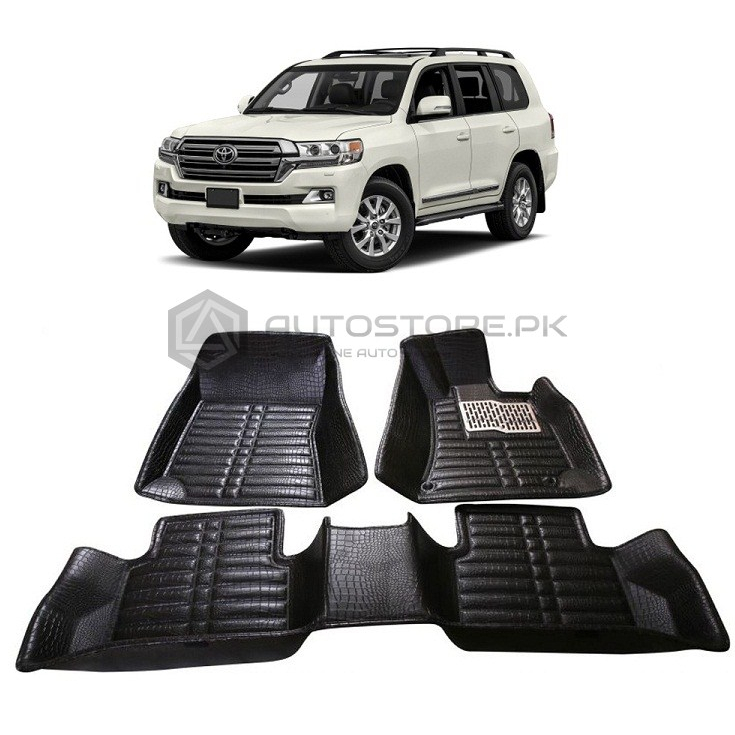 Toyota Land Cruiser Carpet Floor Mat Twistfiber Black Model 2012 - 2018