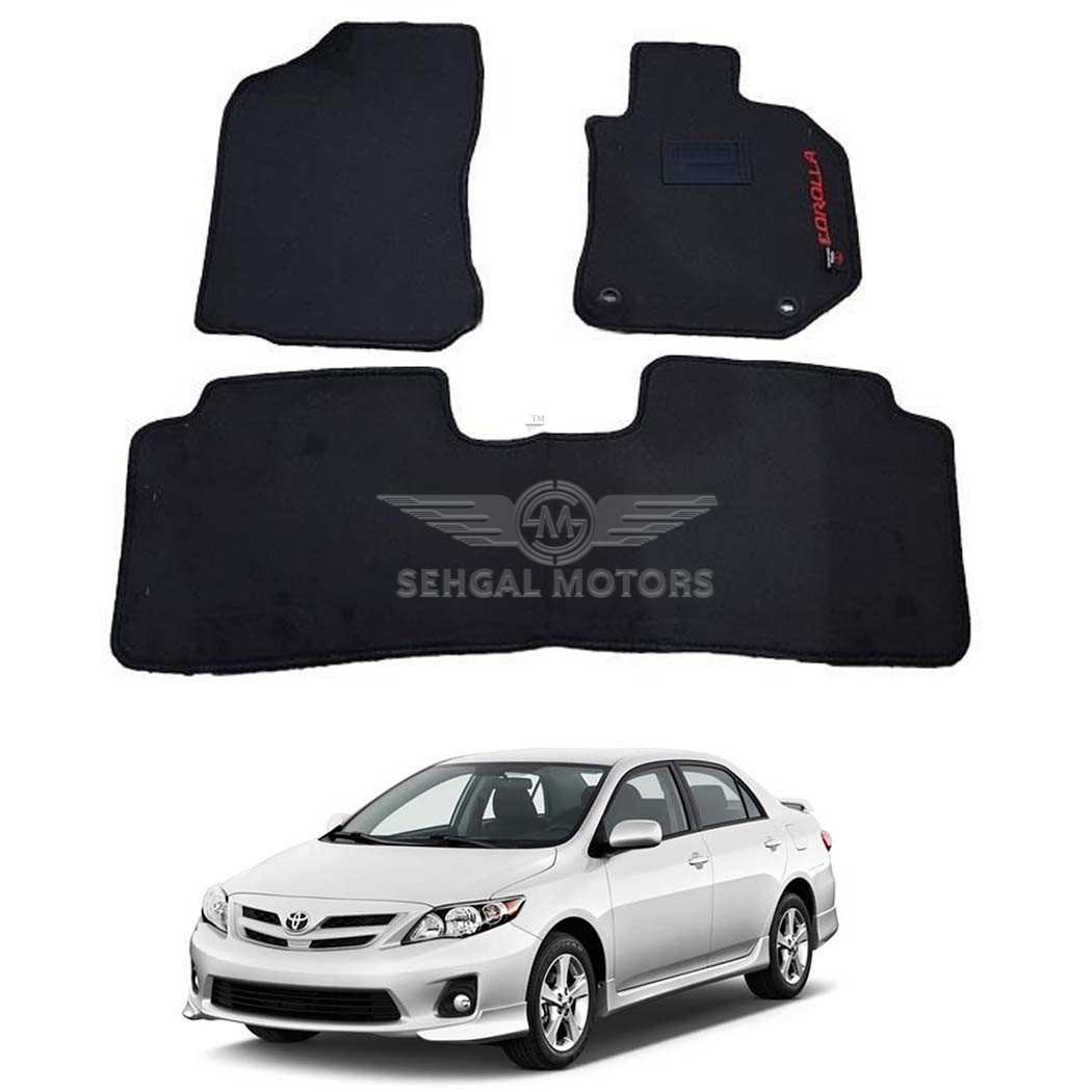 Toyota Corolla Carpet Floor Mat Twistfiber Black Model 2014 - 2017