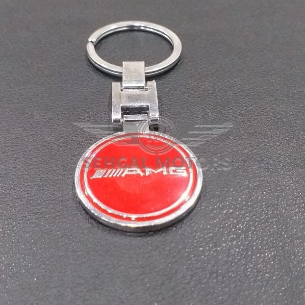 AMG Metal Key Chain - Red