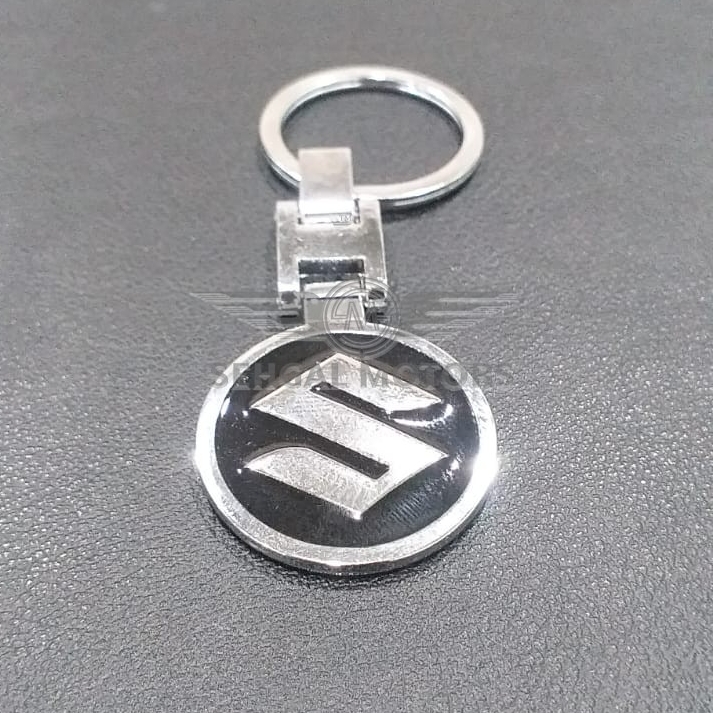 Suzuki Metal Key Chain - Black