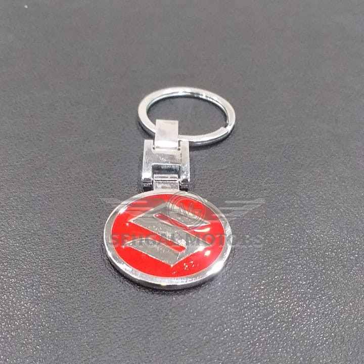 Suzuki Metal Key Chain - Red