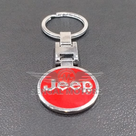 Jeep Metal Key Chain - Red