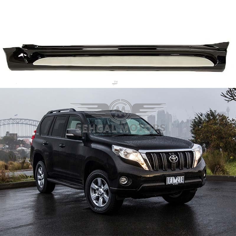 Toyota Prado Side Skirts/Foot Step Black  China Model: 2009-2018