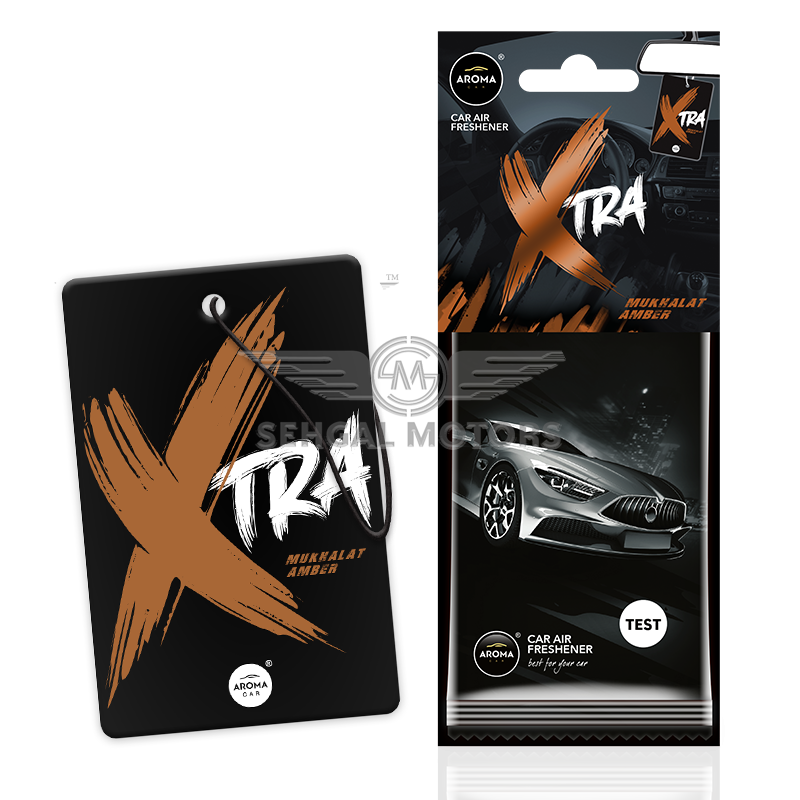 Aroma Special Xtra Hanging Card Perfume Mukhalat Amber