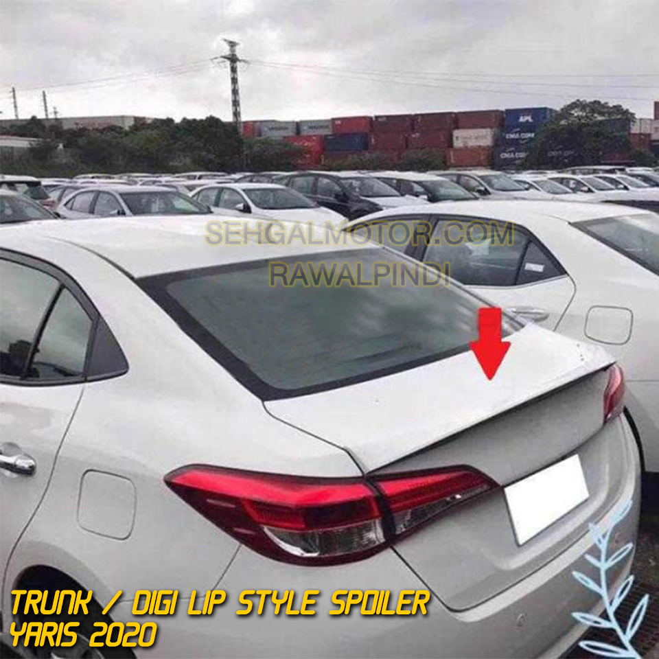 Toyota Yaris New Style Trunk Spoiler Unpainted - Model 2020-2021