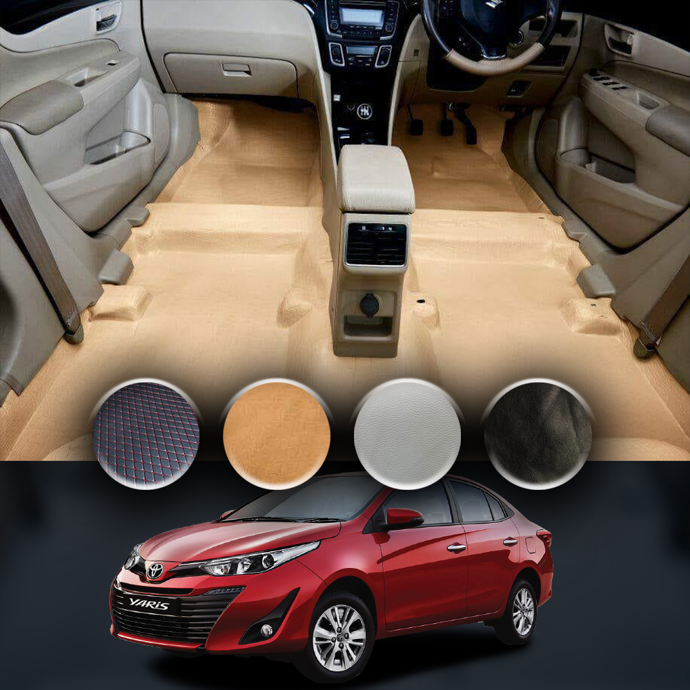 Toyota Yaris Floor Matting Beige Mode 2020 - 2021