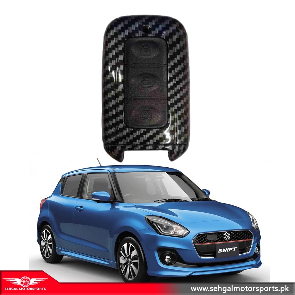 Suzuki Swift Carbon Fiber TPU Key Cover Model 2022-2023