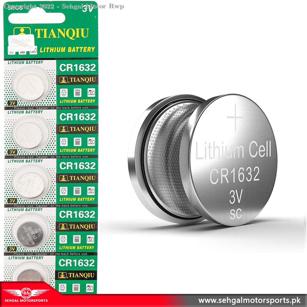 CR1632 3V Car Remote Cell/Battery
