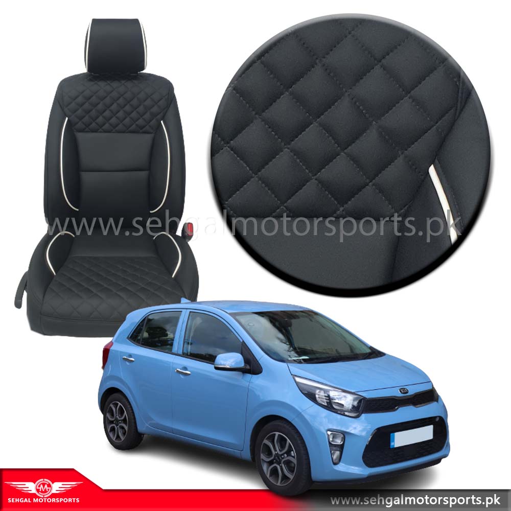 KIA Picanto Seat Cover Nylon Black Model 2019-2022
