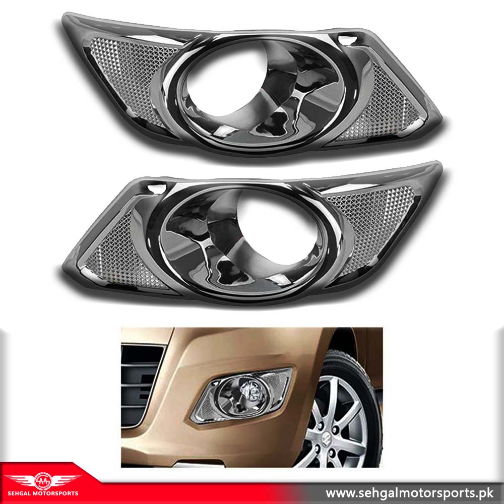 Suzuki Wagon R Fog Light / Lamp Cover Chrome Model 2011-2016