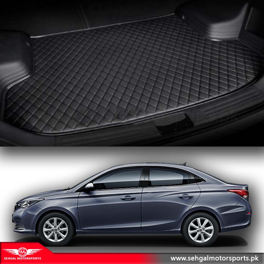 Changan Alsvin 7D Eco Trunk Mat Black With Black Stitch Model 2021-2022
