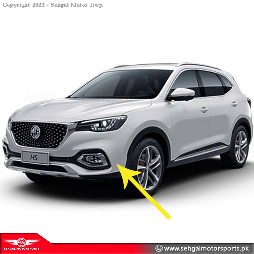 MG HS Front Bumper Complete With Fog Light (White) Model 2021-2022