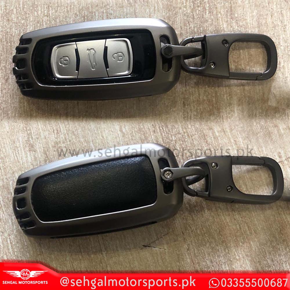 Proton X70 Key Cover Metal with Hook (Gun Metallic)  Model 2020-2022