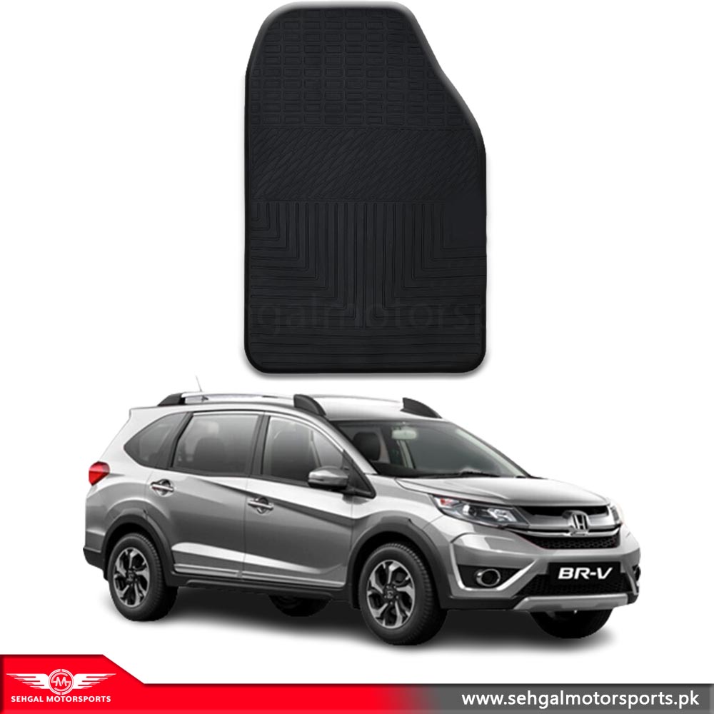 Honda BRV Rubber Floor Mat Black Model 2017-2020