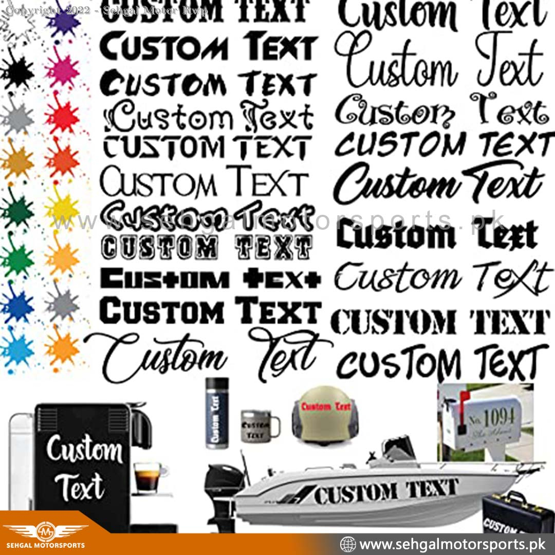 SMS Custom Made Sticker