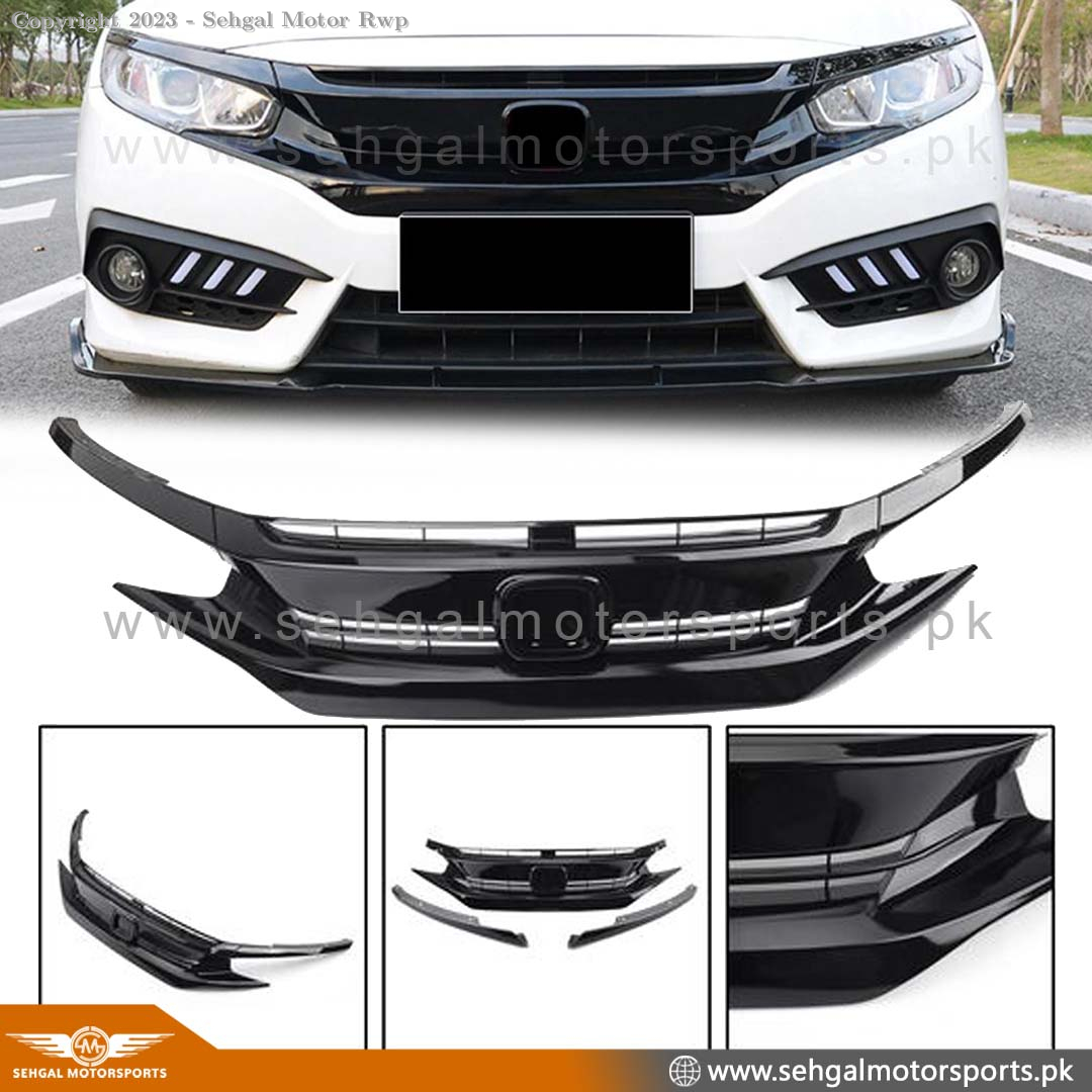 Honda Civic RS turbo Grill Model 2016-2021