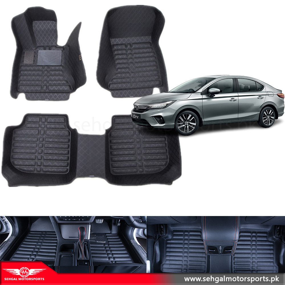 Honda City Grace 5D Floor Mat Black Model 2021-2023