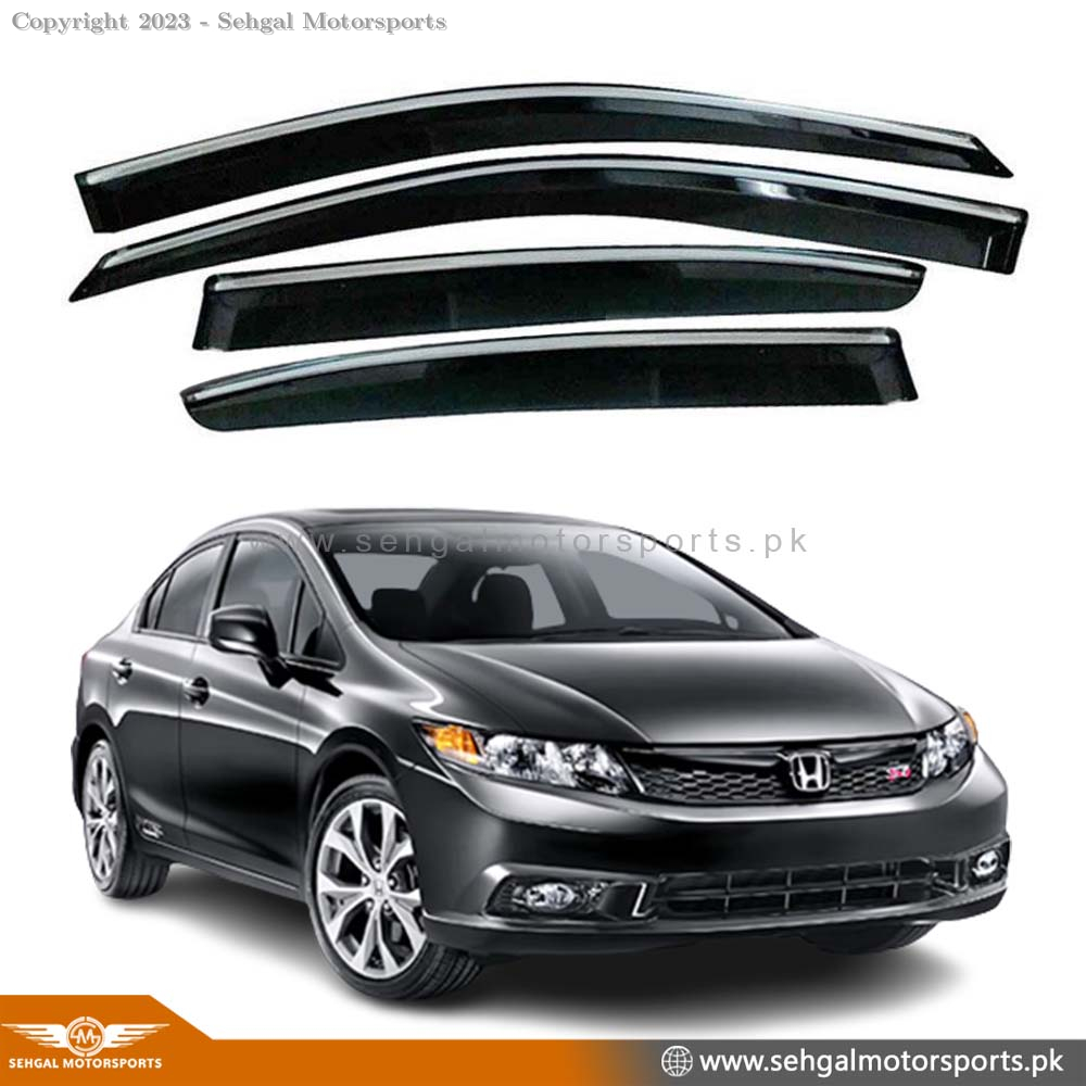Honda Civic Air Press With Chrome Model 2012-2016