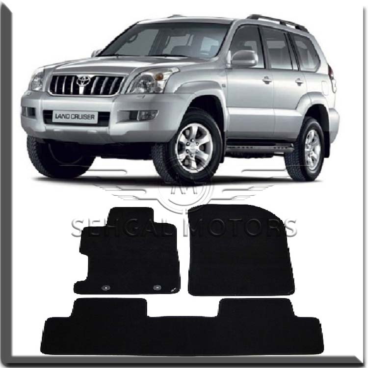 Toyota Prado Fj150 Carpet Floor Mat Irani Black Model 2012 - 2017