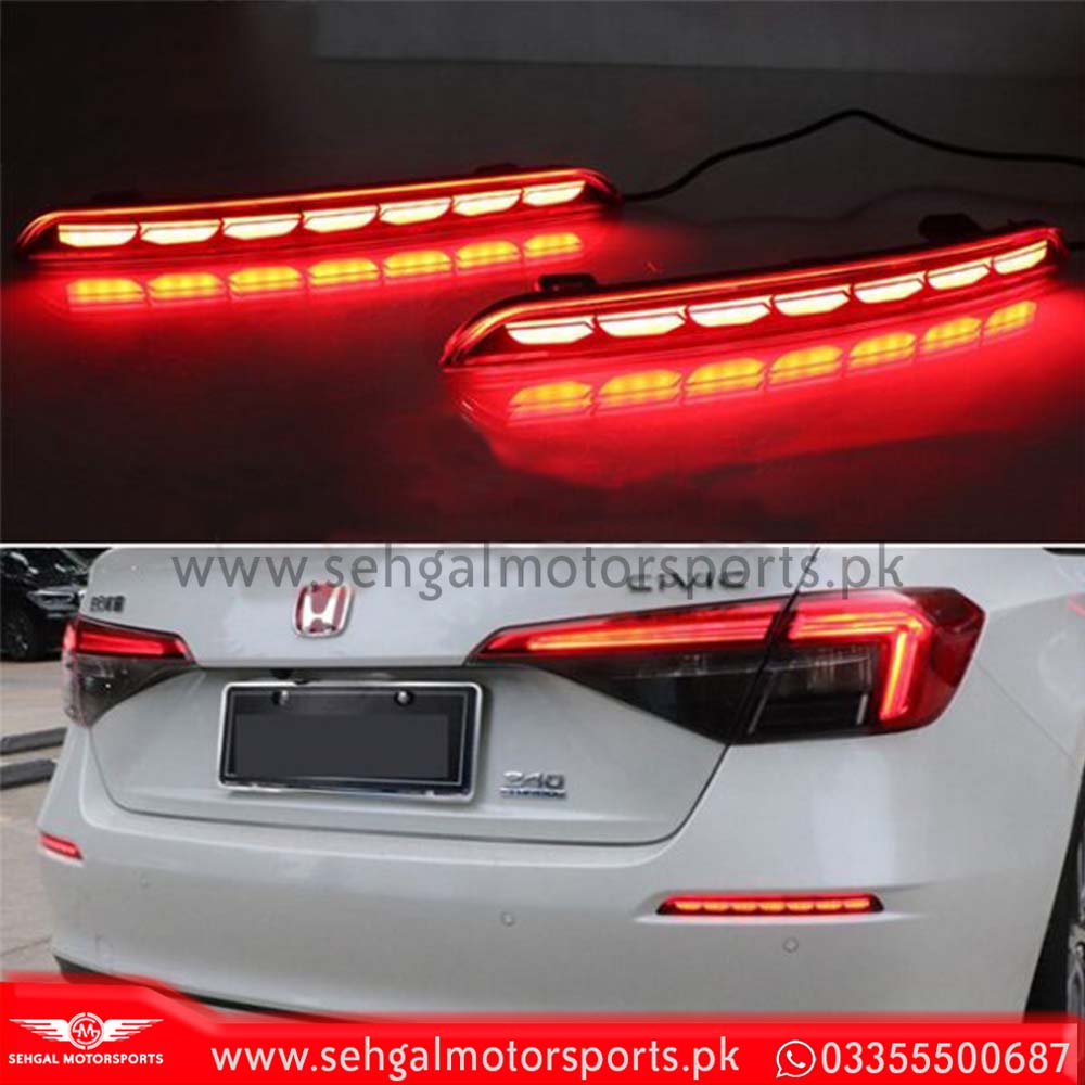 Honda Civic Back Bumper Light slim Style Model 2022-2023