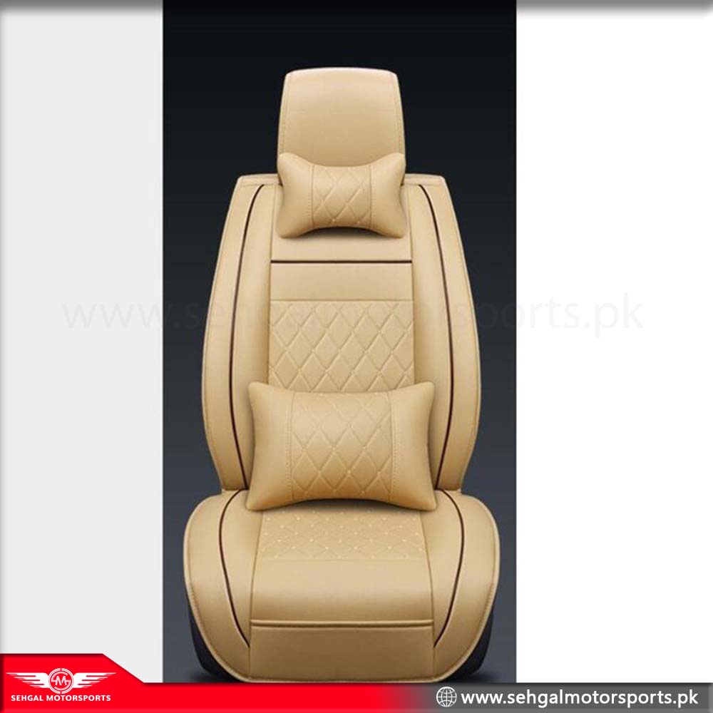 Honda City Seat Cover Japanese Leather New Design Beige Model 2009-2021