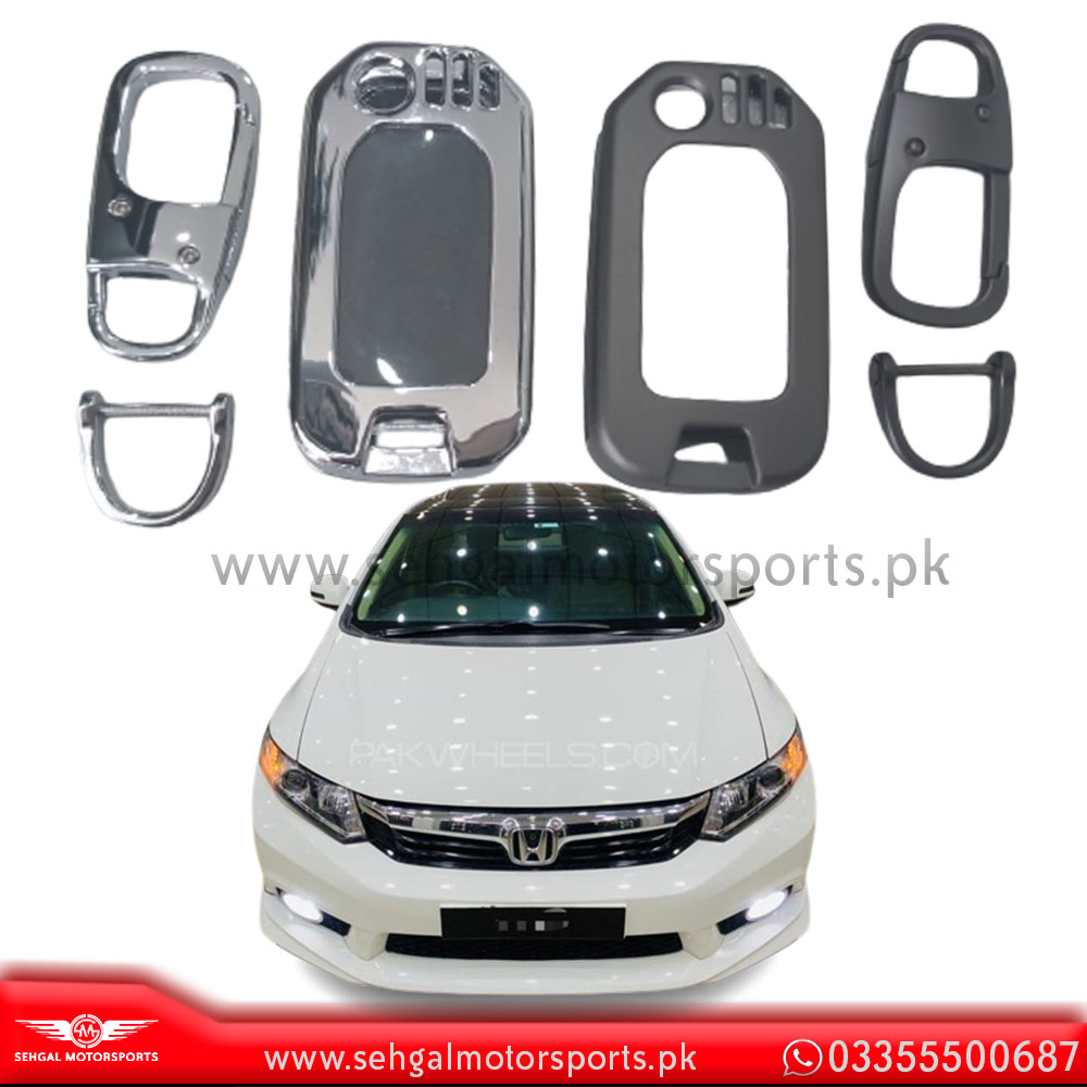 Honda Civic Rebirth Zinc Key Cover Metal Mix Design Model 2012-2016