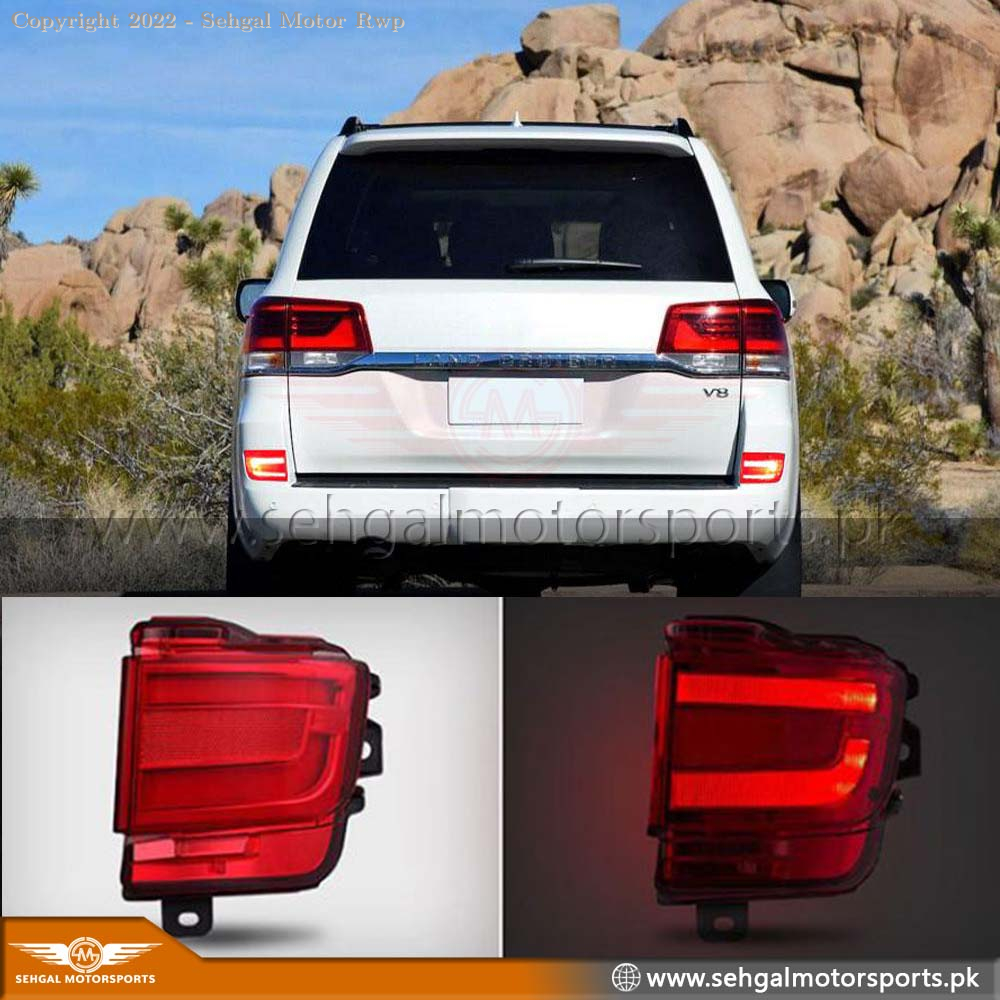 Toyota Land Cruiser Fj200 Back Bumper Reflector Model 2018