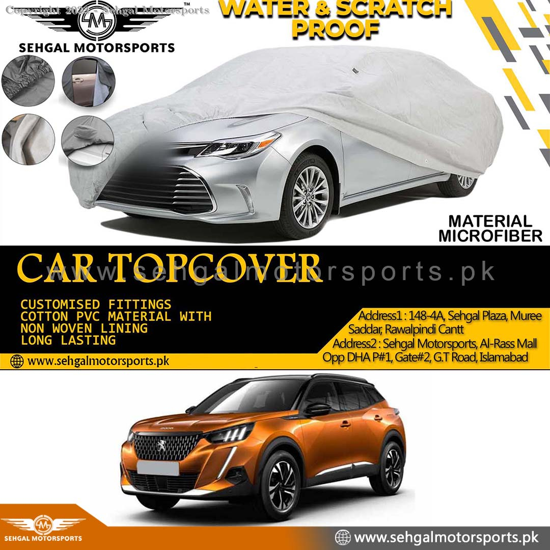 PEUGEOT 2008 Top Cover Microfiber Black