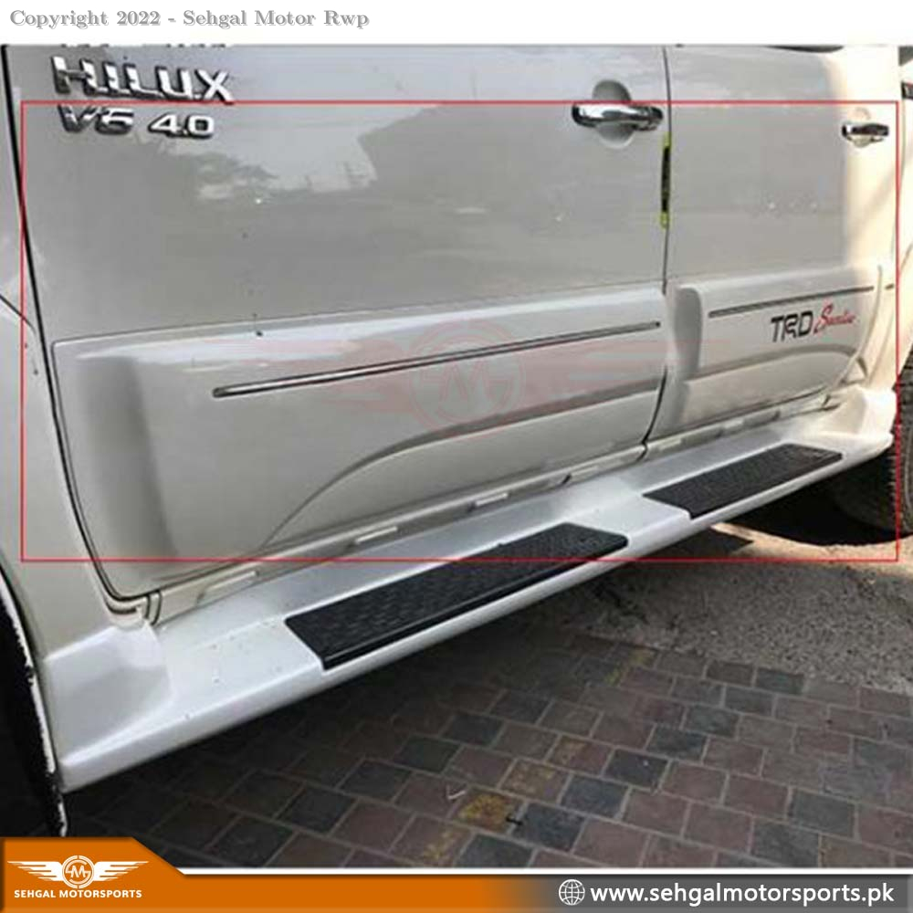 Toyota Hilux Vigo Body Cladding White Model 2005-2012