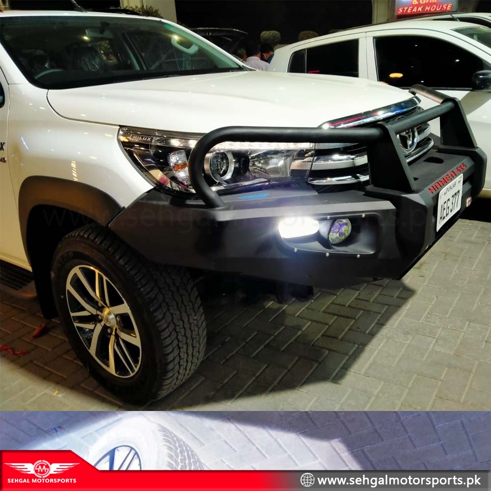 Toyota Hilux Revo Front Bumper Hamer With Glasses PK Model 2017-2020