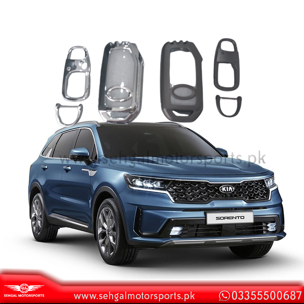 Kia Sorento Key Cover Metal Mix Design Model 2022-2023