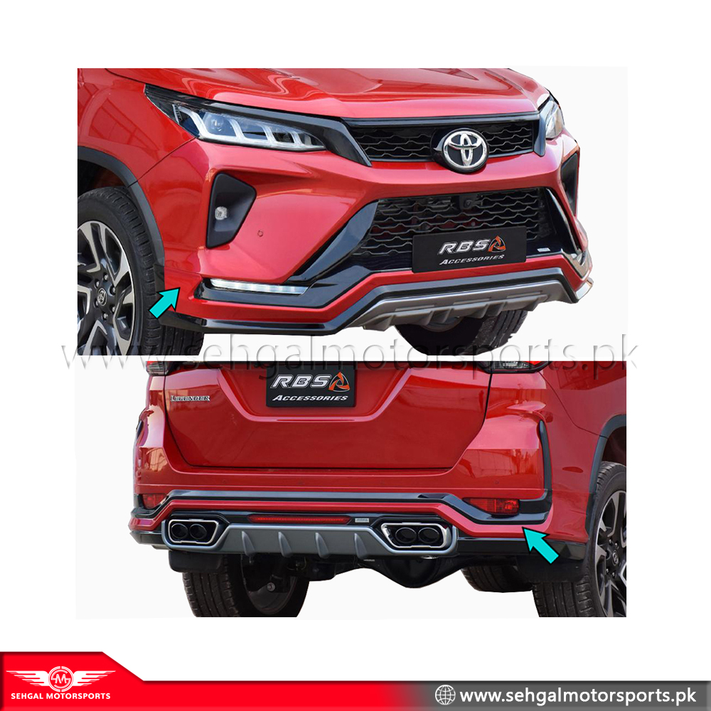 Toyota Fortuner Body Kit Legender Style RBS White model 2021-2022 Thailand