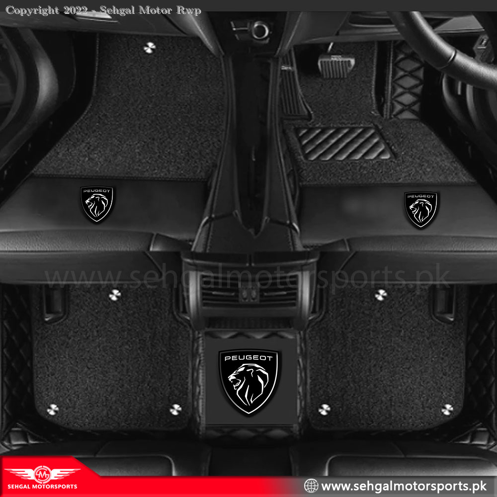 Peugeot 2008 10D Floor Mat Black Model 2022-2023