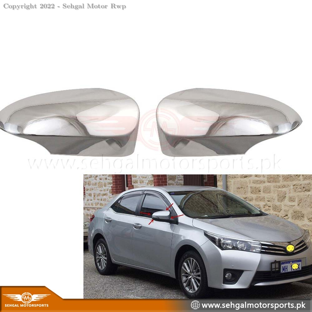 Toyota Corolla Side Mirror Cover Chrome Model 2012